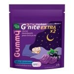 أعشاب يدوية G'nite Extra X2 علكة بنكهة الكشمش الأسود 4 قطع.