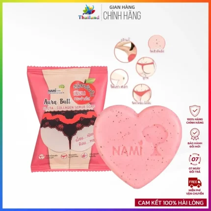 صابونة المناطق الحساسة - NAMI AURA BUTT GLUTA-COLLAGEN SCRUB SOAP